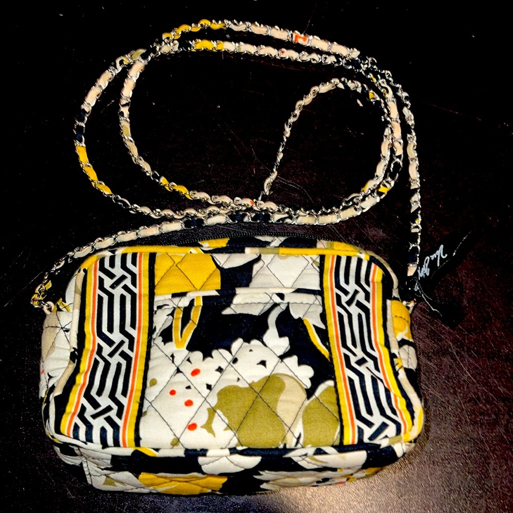 Retired Vera Bradley Crossbody Bag in Dogwood pattern, New Condition